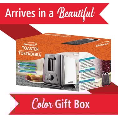 Brentwood® 2-Slice Toaster with Extra-Wide Slots