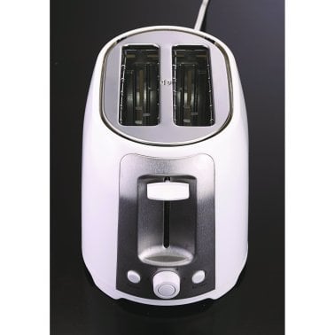 Brentwood® 2-Slice Cool-Touch Toaster with Extra-Wide Slots (White)