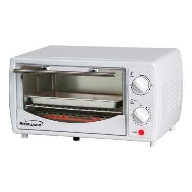 Brentwood® 4-Slice Toaster Oven (White)