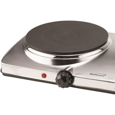 Brentwood® 1,440-Watt Double-Burner Electric Hot Plate