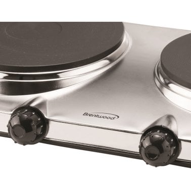 Brentwood® 1,440-Watt Double-Burner Electric Hot Plate