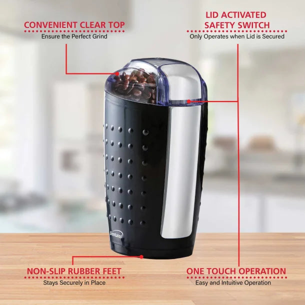 Brentwood® 4-Oz. Coffee and Spice Grinder (Black)
