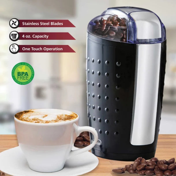 Brentwood® 4-Oz. Coffee and Spice Grinder (Black)