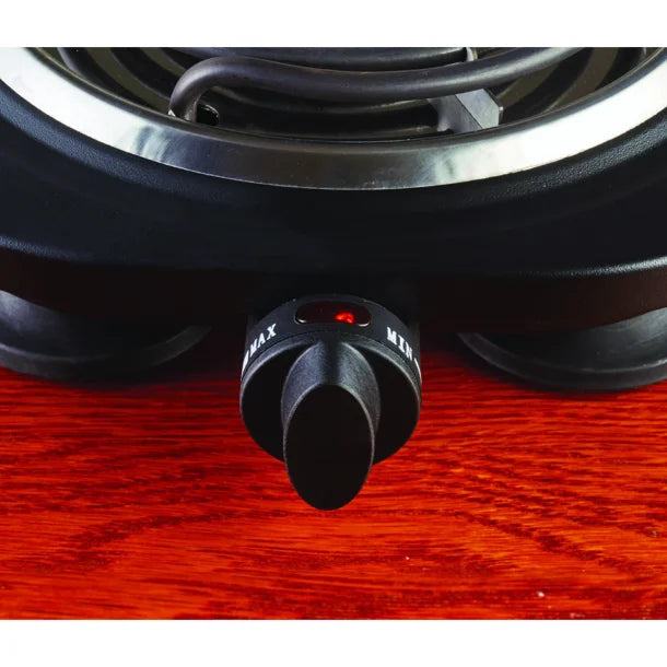 Brentwood® 1,000-Watt Single Electric Burner (Black)