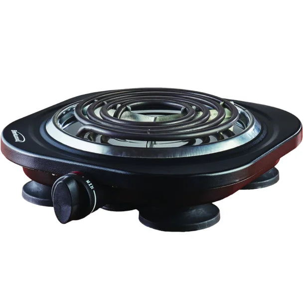 Brentwood® 1,000-Watt Single Electric Burner (Black)
