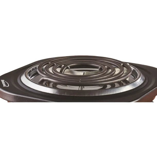 Brentwood® 1,000-Watt Single Electric Burner (Black)