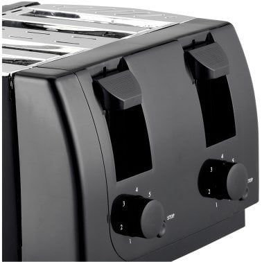 Brentwood® Cool Touch 4-Slice Toaster (Black)