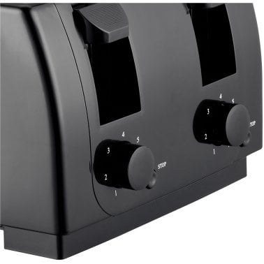 Brentwood® Cool Touch 4-Slice Toaster (Black)