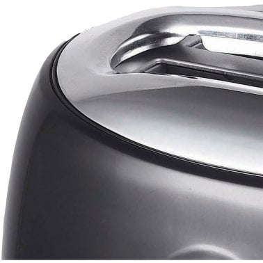 Brentwood® Cool-Touch 2-Slice Retro Toaster with Extra-Wide Slots (Black)