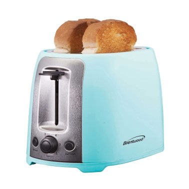 Brentwood® Cool-Touch 2-Slice Toaster with Extra-Wide Slots, Blue