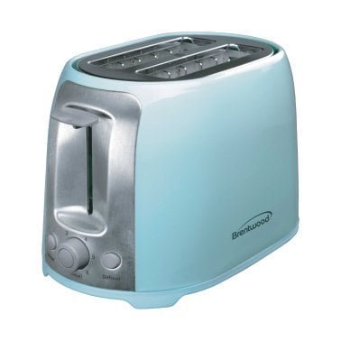 Brentwood® Cool-Touch 2-Slice Toaster with Extra-Wide Slots, Blue