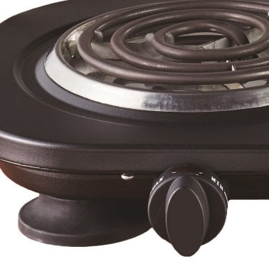 Brentwood® 1,500-Watt Double Electric Burner (Black)