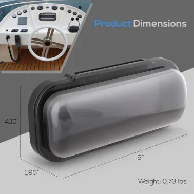 Pyle® Water-Resistant Radio Shield Marine Cover (Black)