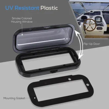 Pyle® Water-Resistant Radio Shield Marine Cover (Black)