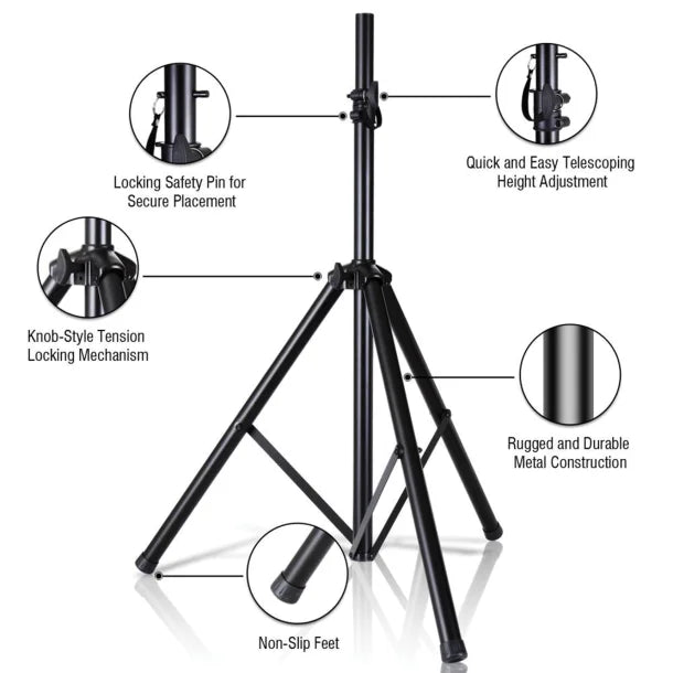 Pyle® Tripod Speaker Stand (6ft)