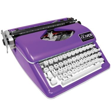 The Oliver Typewriter Company Timeless Manual Typewriter (Purple)