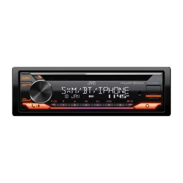 JVC® KD-T920BTS Car In-Dash Unit, Single-DIN CD Receiver with Bluetooth®, Alexa® Built-in, and SiriusXM® Ready