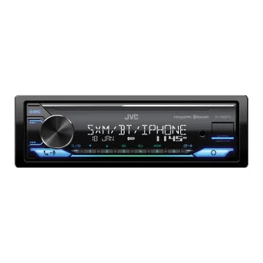 JVC® KD-X380BTS Car In-Dash Unit, Single-DIN Digital Media Receiver with Bluetooth®, Alexa® Built-in, and SiriusXM® Ready
