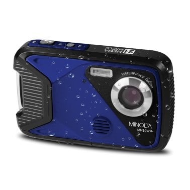 Minolta® MN30WP Waterproof 4x Digital Zoom 21 MP/1080p Digital Camera (Blue)