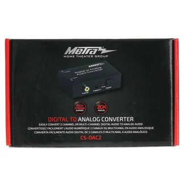 Ethereal® Digital TOSLINK®/Optical SPDIF to RCA Audio Converter