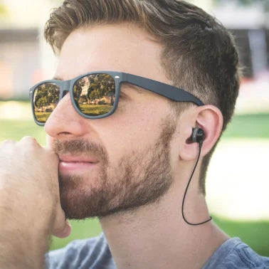 KOSS® The Plug Bluetooth® Earbuds with Microphone and In-Line Control, Black