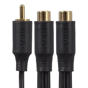 RCA 1 Male to 2 Females RCA Y-Adapter