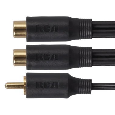 RCA 1 Male to 2 Females RCA Y-Adapter