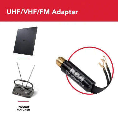 RCA VH54R Indoor Matching Transformer, Black