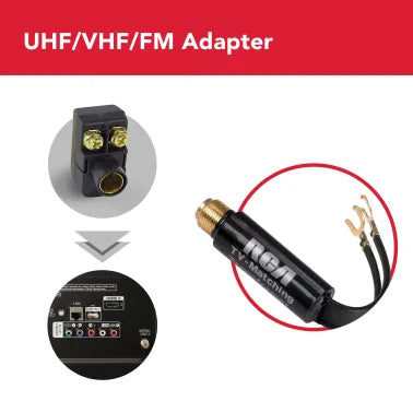 RCA VH54R Indoor Matching Transformer, Black