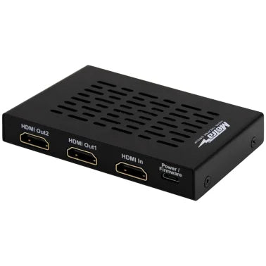 Ethereal® HDMI® Splitter with 1 Input and 2 Outputs and Built-in Scaling