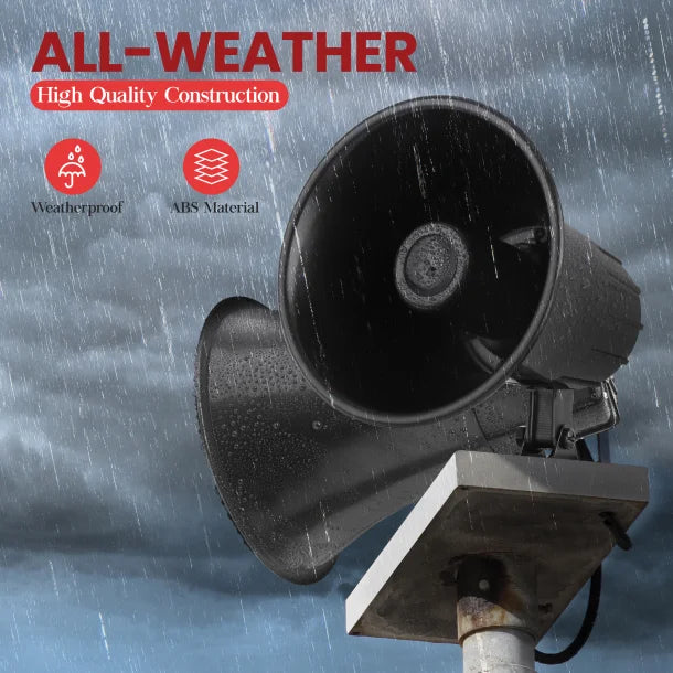 Pyle® All-Weather 5-In. 25-Watt PA Mono Extension Horn Speaker