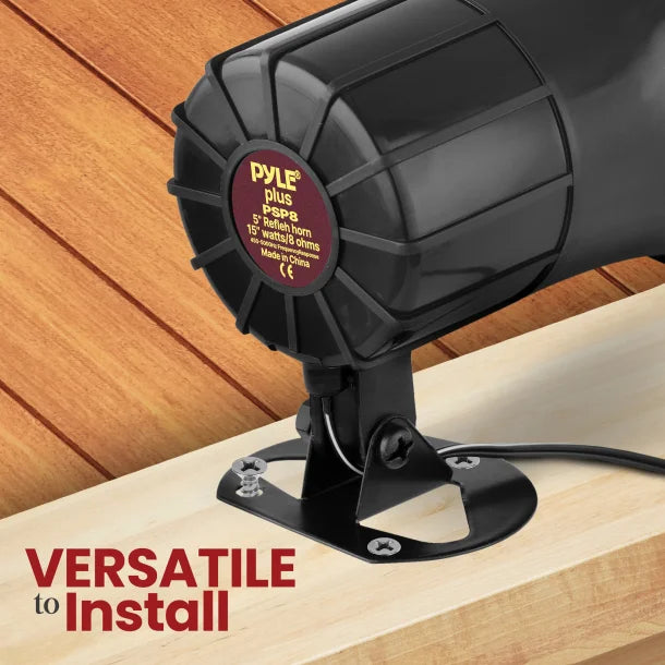 Pyle® All-Weather 5-In. 25-Watt PA Mono Extension Horn Speaker