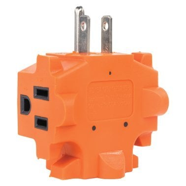 Axis™ 3-Outlet Heavy-Duty Grounded Adapter