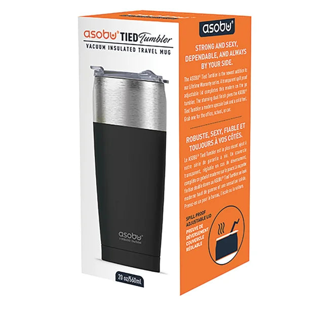 ASOBU® 20-Oz. Tied Tumbler (Black)