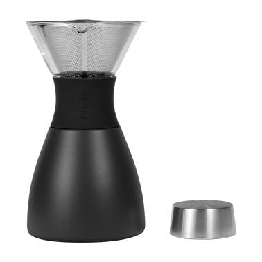ASOBU® Insulated Pour-over Coffee Maker with Removable Carafe, 34-Oz. (Black)