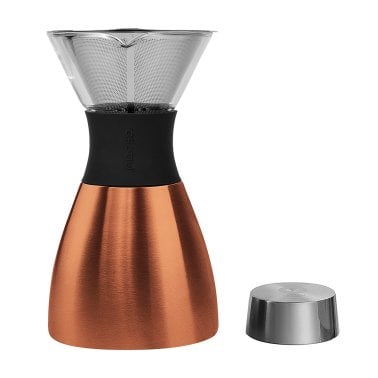 ASOBU® Insulated Pour-over Coffee Maker with Removable Carafe, 34-Oz. (Bronze)