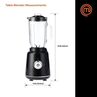 MasterChef® 1.1-Qt. 300-Watt 2-Speed Table Blender with Glass Pitcher