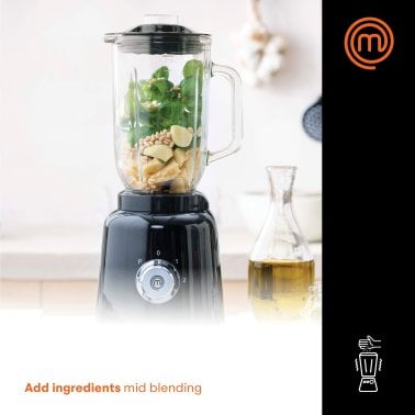 MasterChef® 1.1-Qt. 300-Watt 2-Speed Table Blender with Glass Pitcher