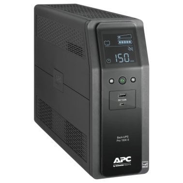 APC® Back-UPS Pro® 10-Outlet/2-USB 1,500-Volt-Ampere Battery Back-Up and Surge Protector