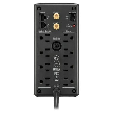 APC® Back-UPS Pro® 600-Watt 8-Outlet Compact Battery Back-Up and Surge Protector