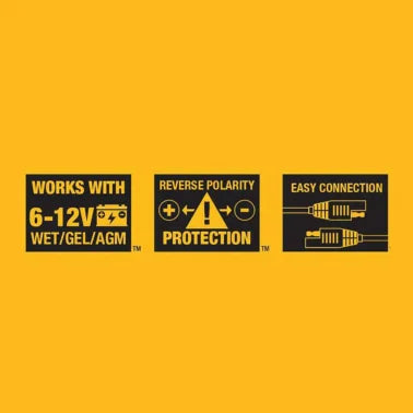 DEWALT® DXAEC2 Professional 2-Amp Battery Charger and Maintainer