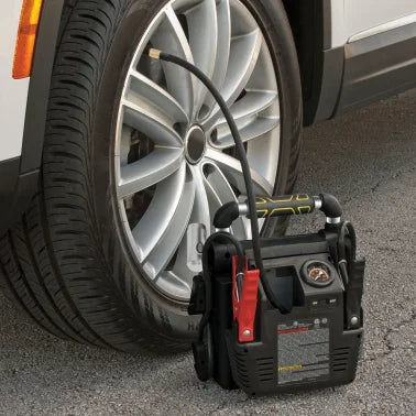 STANLEY® 1,000-Amp-Peak 12-Volt Rechargeable Jump Starter with Air Compressor, J5C09