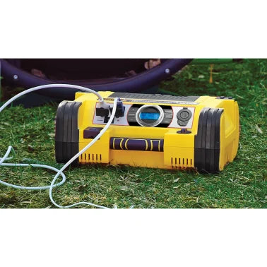 STANLEY® FATMAX® 1,400-Peak-Amp Professional Digital Power Station with Jump Starter, Air Compressor, and 500-Watt Inverter, PPRH7DS