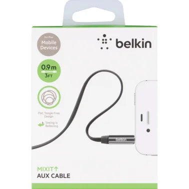 Belkin® MIXIT UP™ 3.5-mm Stereo Aux Cable, 3 Ft.