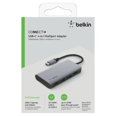 Belkin® USB-C® 4-in-1 Multiport Adapter