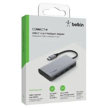 Belkin® USB-C® 4-in-1 Multiport Adapter