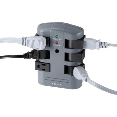 Belkin® 6-Outlet Pivot-Plug Surge Protector Wall Tap
