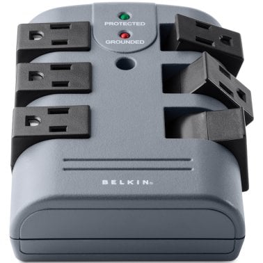 Belkin® 6-Outlet Pivot-Plug Surge Protector Wall Tap