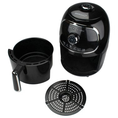 Brentwood® 2-Qt. 1,200-Watt Electric Air Fryer with Timer and Temperature Control (Black)