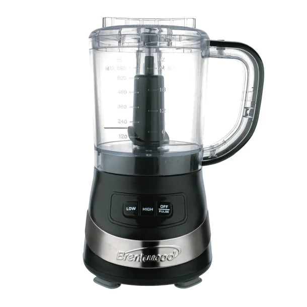 Brentwood® 3-Cup Food Processor (Black)